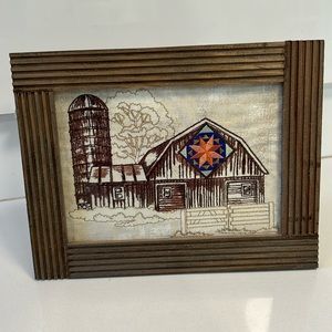 Handmade embroidered picture